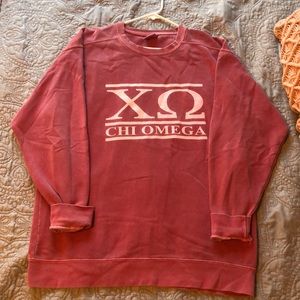 Chi Omega Comfort Colors Sweatshirt